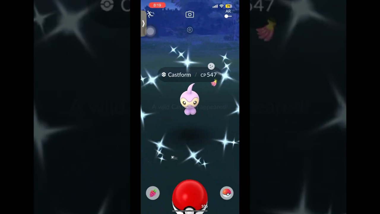Shiny ✨ #Castform the weather catch in #pokemongo  #shinypokemon #games #videogames #gaming #pokemon