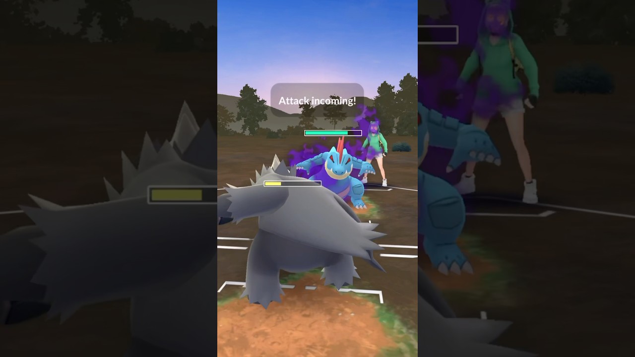 Pangoro SNATCHES the dub after an abysmal lead 🐼 😤 #shorts #pokemongo #gobattleleague