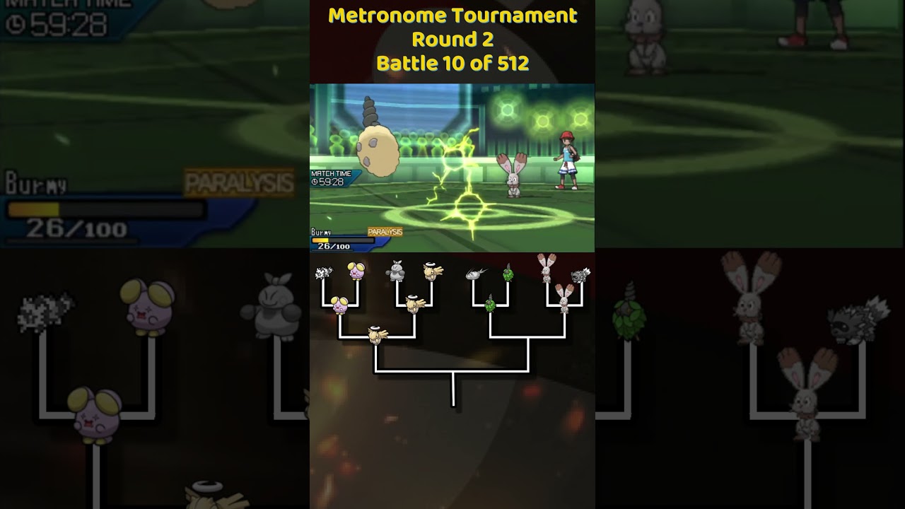 Burmy Vs Bunnelby #metronomebattle #pokemon #Burmy #bunnelby