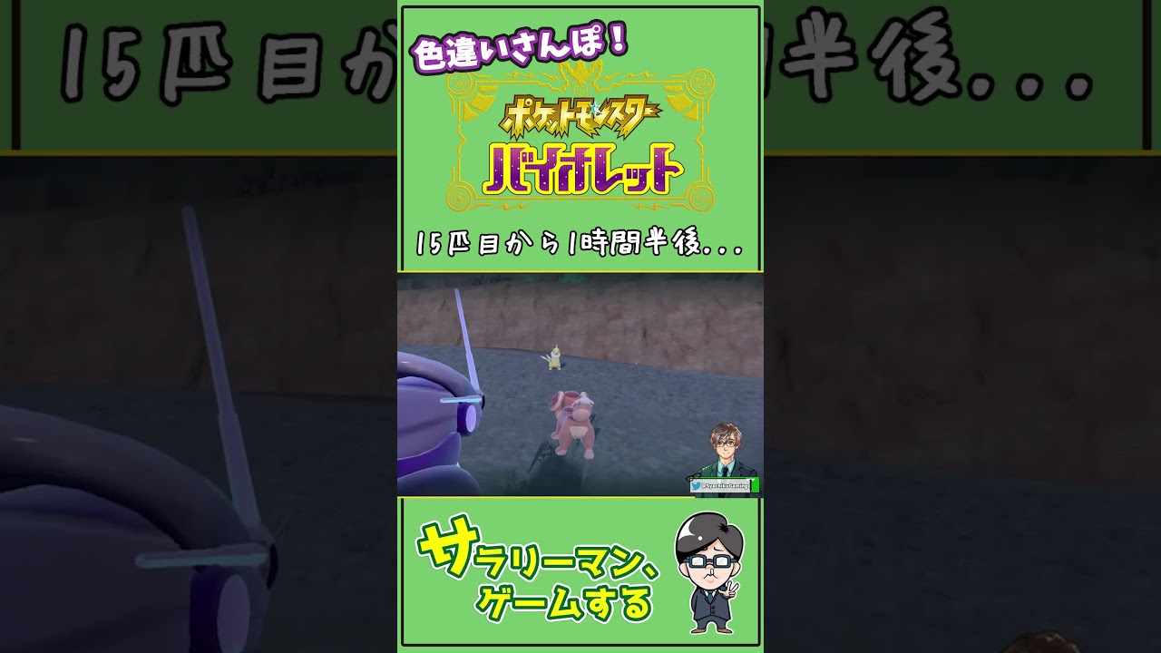 新年を占う、大量発生/スパイスなし色違い。 パルデアNo.51 ブイゼル　#Shorts #ポケモン #ポケモンsv