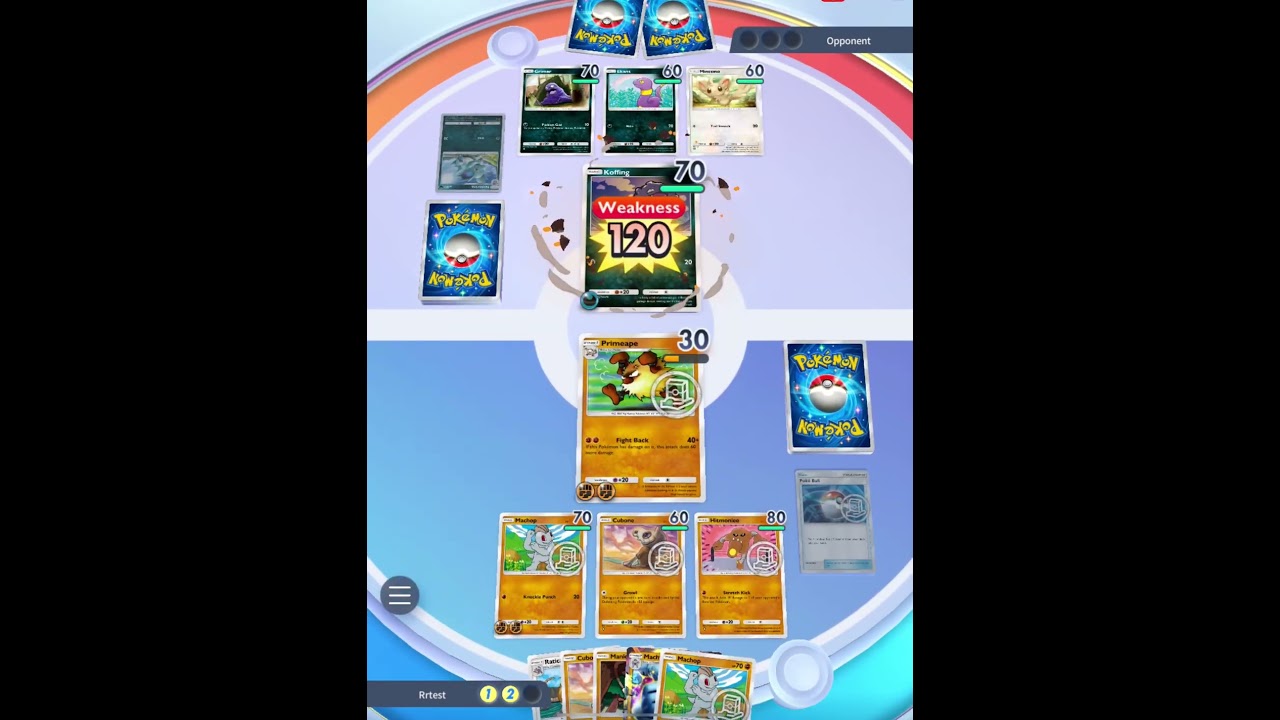 Pokémon TCG - Primespe  火爆猴 オコリザル  (“Fight back” attack 40+60) Fighting Type