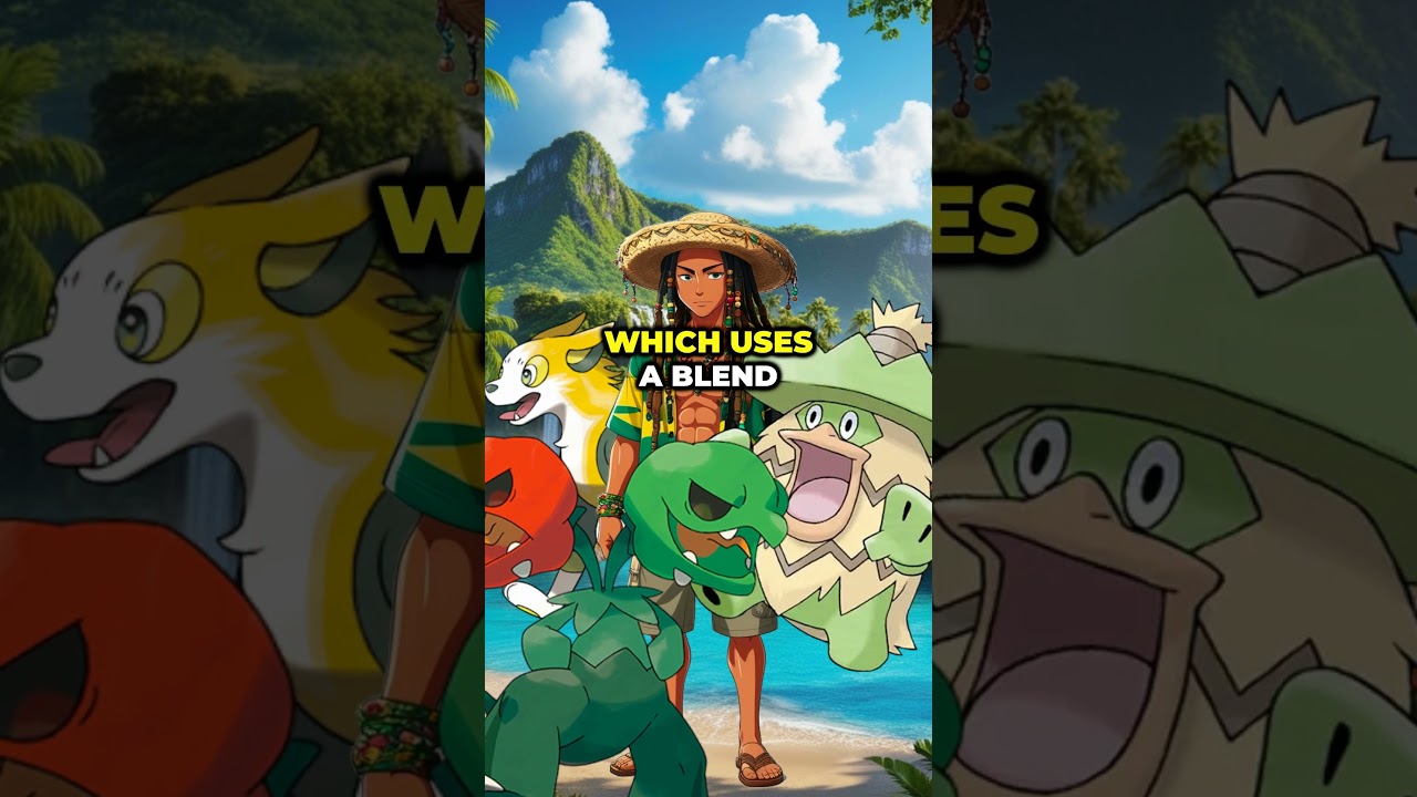 What if Jamaica had a Pokémon master #Pokemon #PokemonTeam #PokemonGo #Anime #Jamaica #GrassType