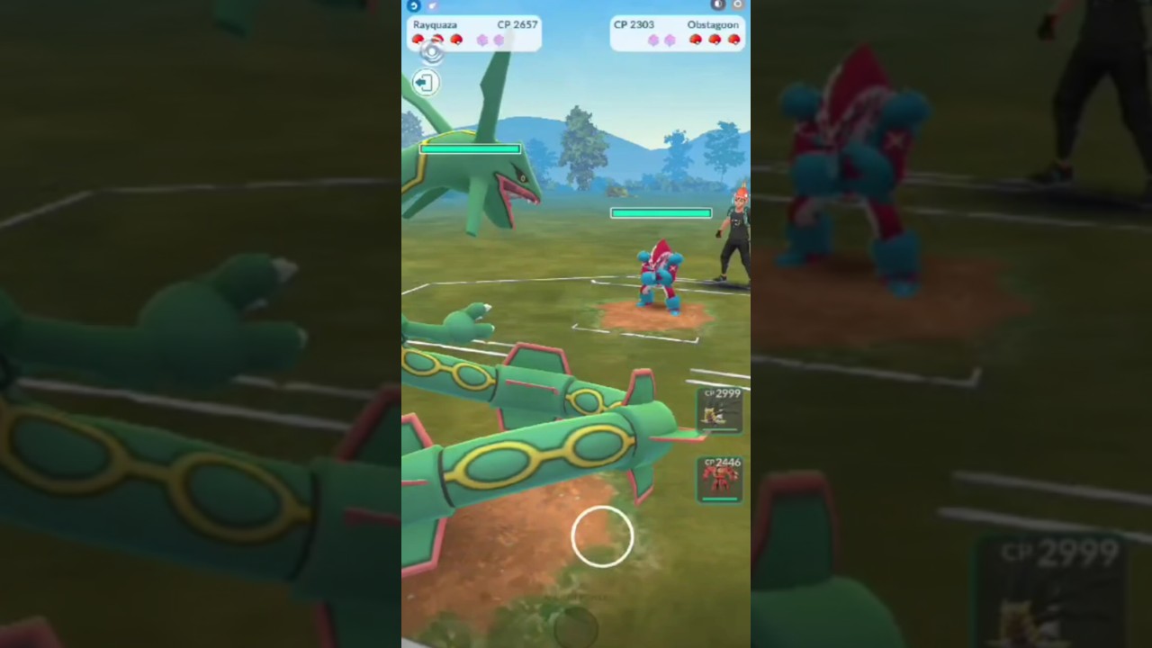 Rayquaza😈Vs Shiny✨ Obstagoon💥 PVP Fighting battle in #pokemongo #pokemasgoo #viralshorts #ytshorts