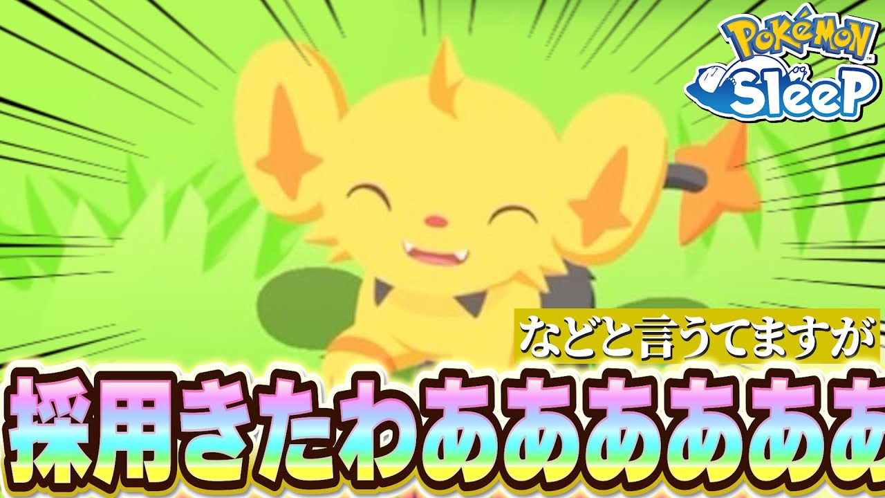 ゴールド旧発電所キャンペーン最終日に色違いのコリンクと対面!!【ポケモンスリープ】