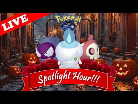 【🔴LIVE】スポライ: ゴース& ヨマワル& ヒトモシ大量発生!! 「✨色違いゲットだぜ!!✨」【スポットライトアワー】【ポケモンGO】