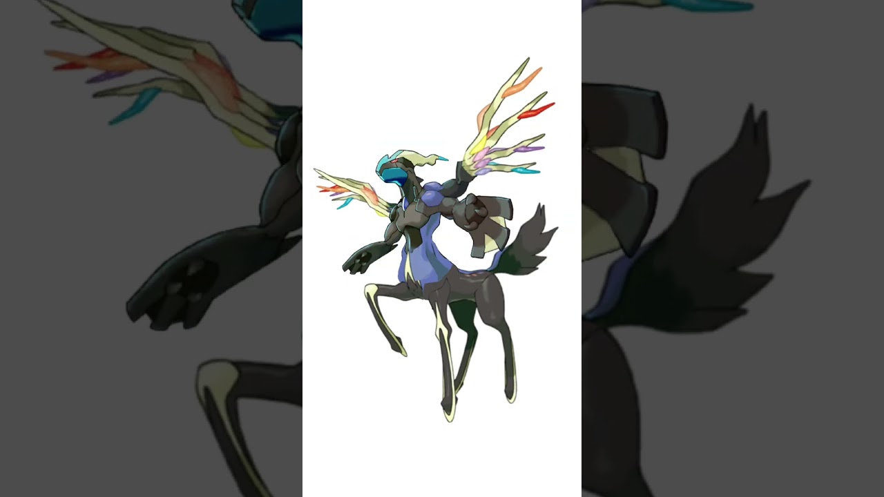 ゼクロム＋ゼルネアス合成。虹の翼の獣　#ポケモンフュージョン #改造ポケモン  #伝説のポケモン #最強ポケモン #pokemon