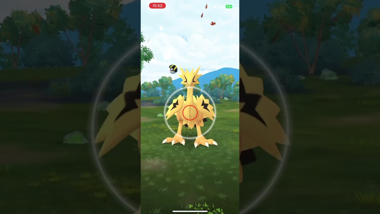 ガラルサンダーの色違いに遭遇⚡🔌 #shorts #pokemongo #ポケモン