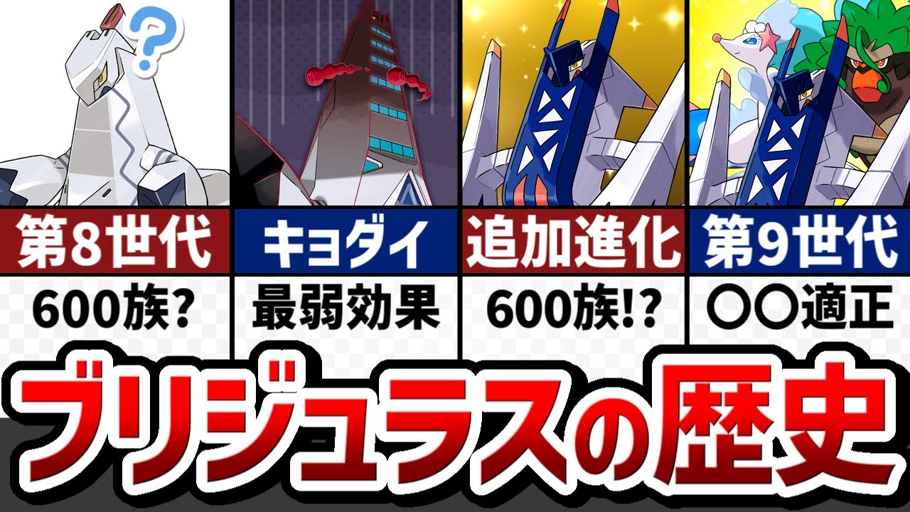 【時を超えて600族に】ストーリーで分かる！ブリジュラス・ジュラルドンの対戦環境の歴史【ゆっくり解説】【ポケモン解説】