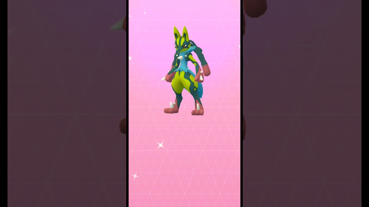 Omg ! Shiny Mega Lucario #pokemongo