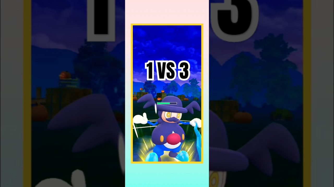 1 VS 3 Clutch By MR. rime ❄️ ! Pokemon Go 🌈 @Pokemongo01 #shorts #pvp #battleleague