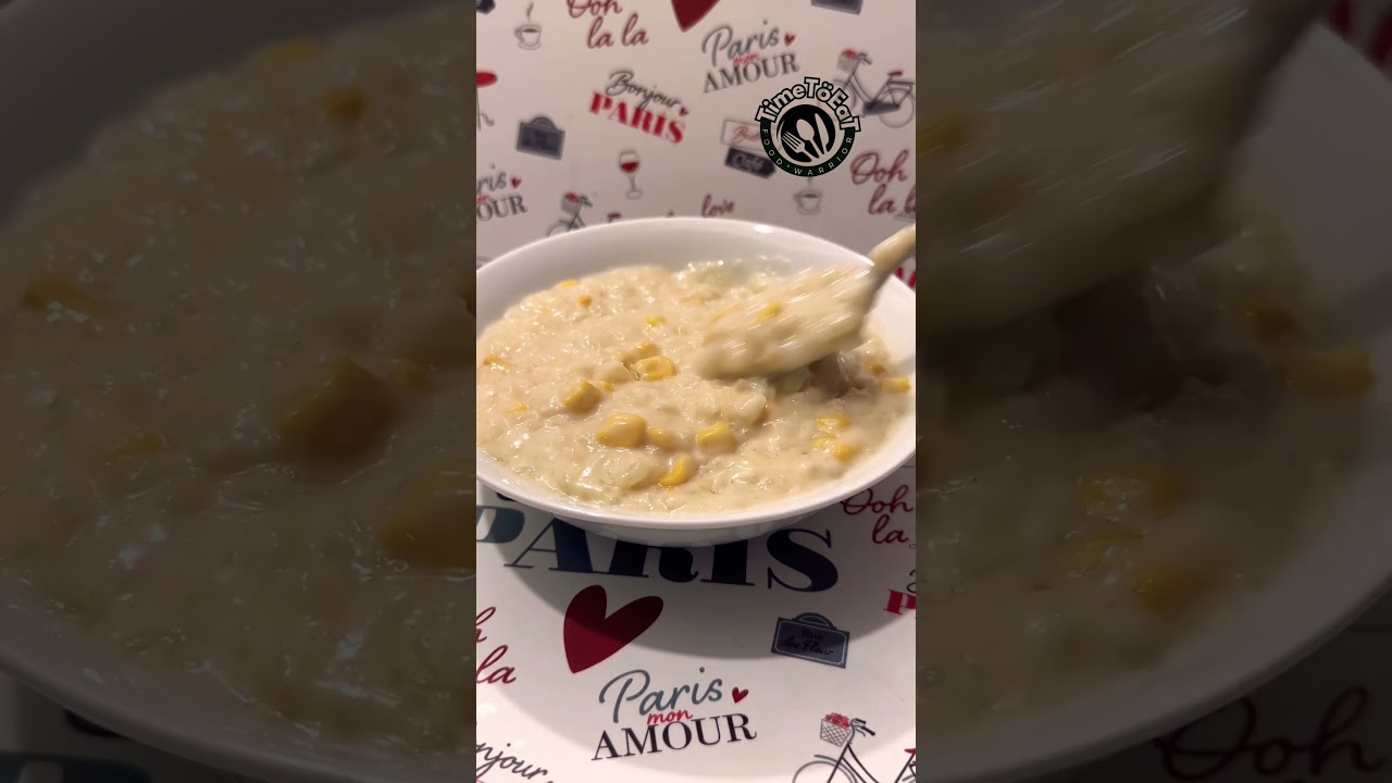 🍽️ Ginataang Mais🌽 Coconut Milk Rice Pudding w/ Corn😋 #trending #shortsvideo #dessert #delicious