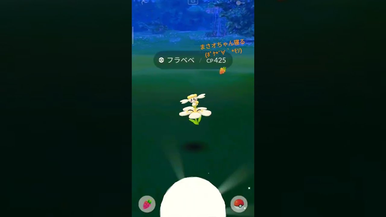 【ポケモンＧＯ】フラベベのしろのはなGETっとダゼ。【5種類のフォルムあり】