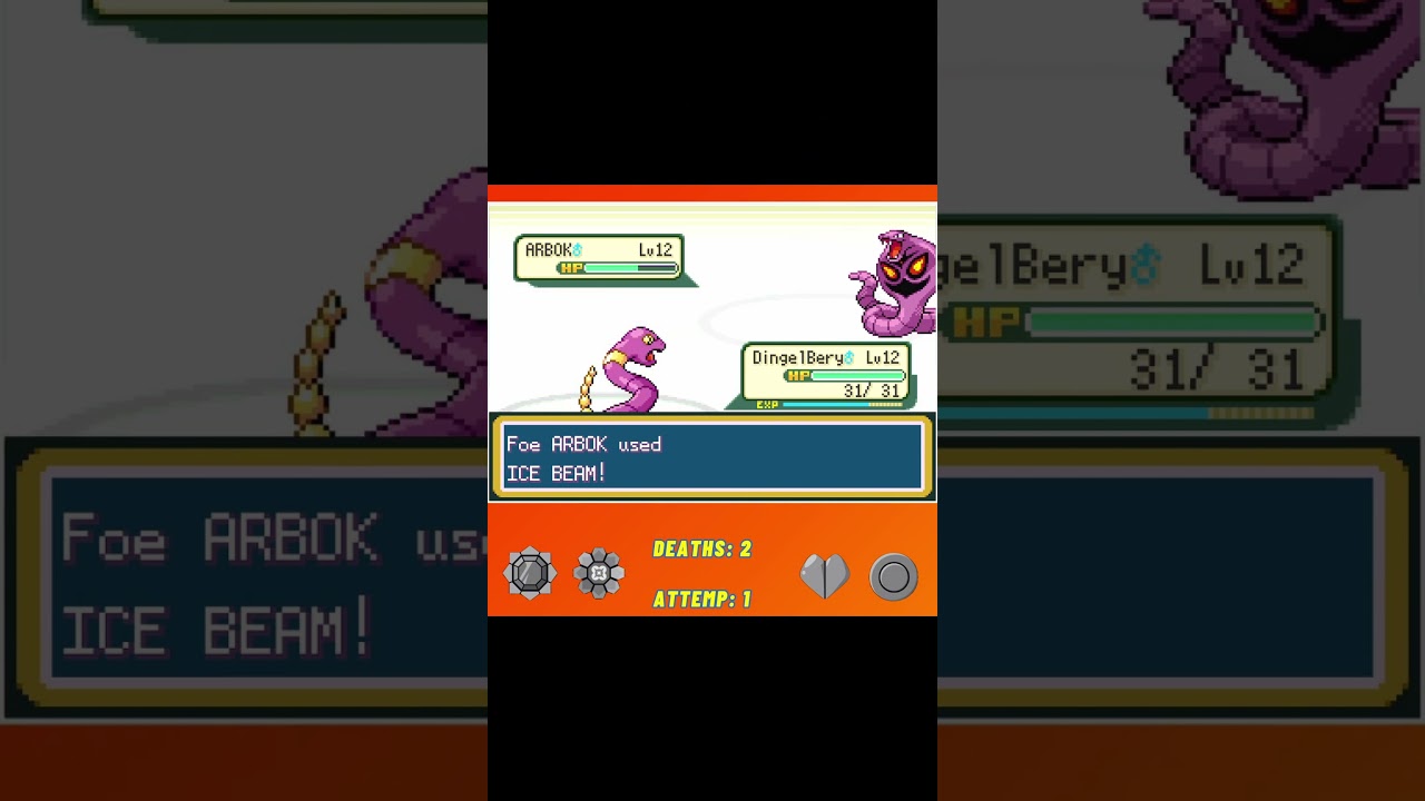 Evolved into Ekans just to fight a Arbok #shorts #short