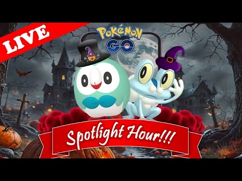【🔴LIVE】スポライ: ケロマツ&モクロー(ハロウィン2024)大量発生!! 「✨色違いゲットだぜ!!✨」【スポットライトアワー】【ポケモンGO】