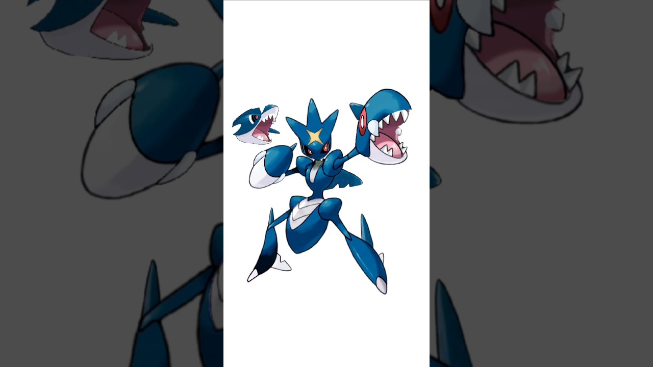 ハッサム＋サメハダー合成。挟んで喰う　#ポケモンフュージョン #改造ポケモン  #伝説のポケモン #最強ポケモン #pokemon