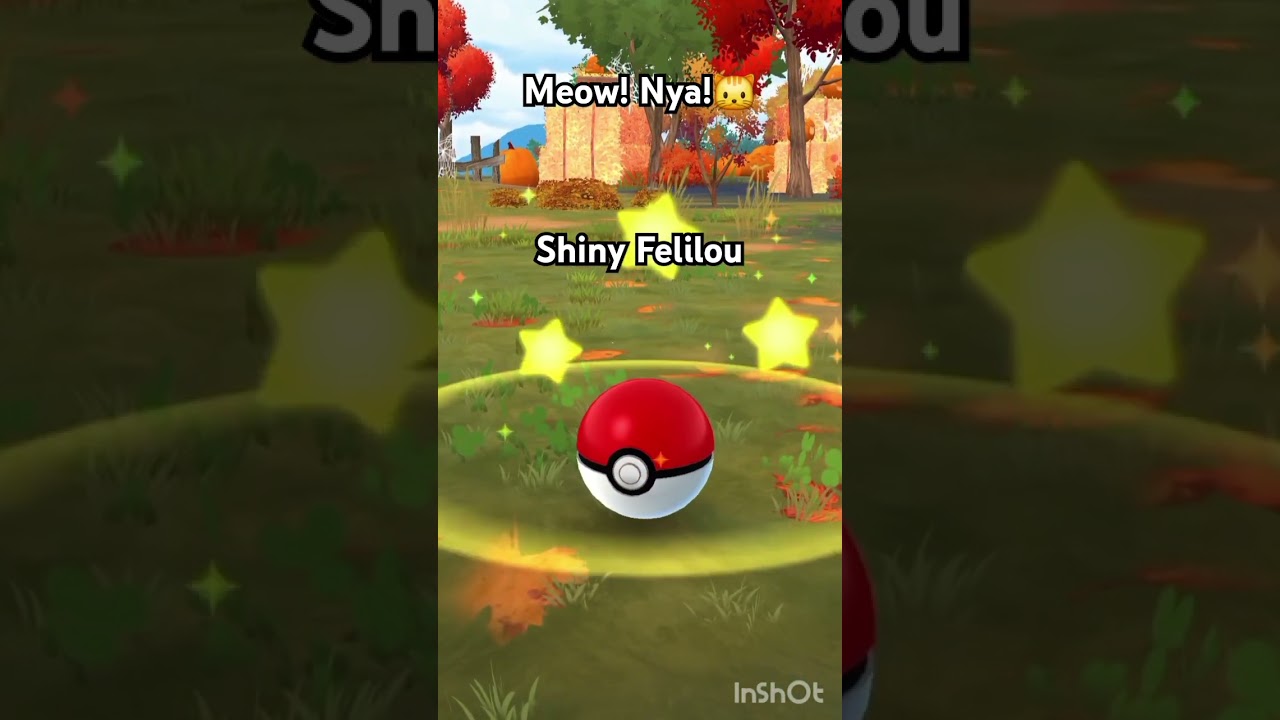 Shiny Felilou🐱 #pokemongo #shortvideo #shorts #shinypokemon #pokemongoshiny #pokemon #meow