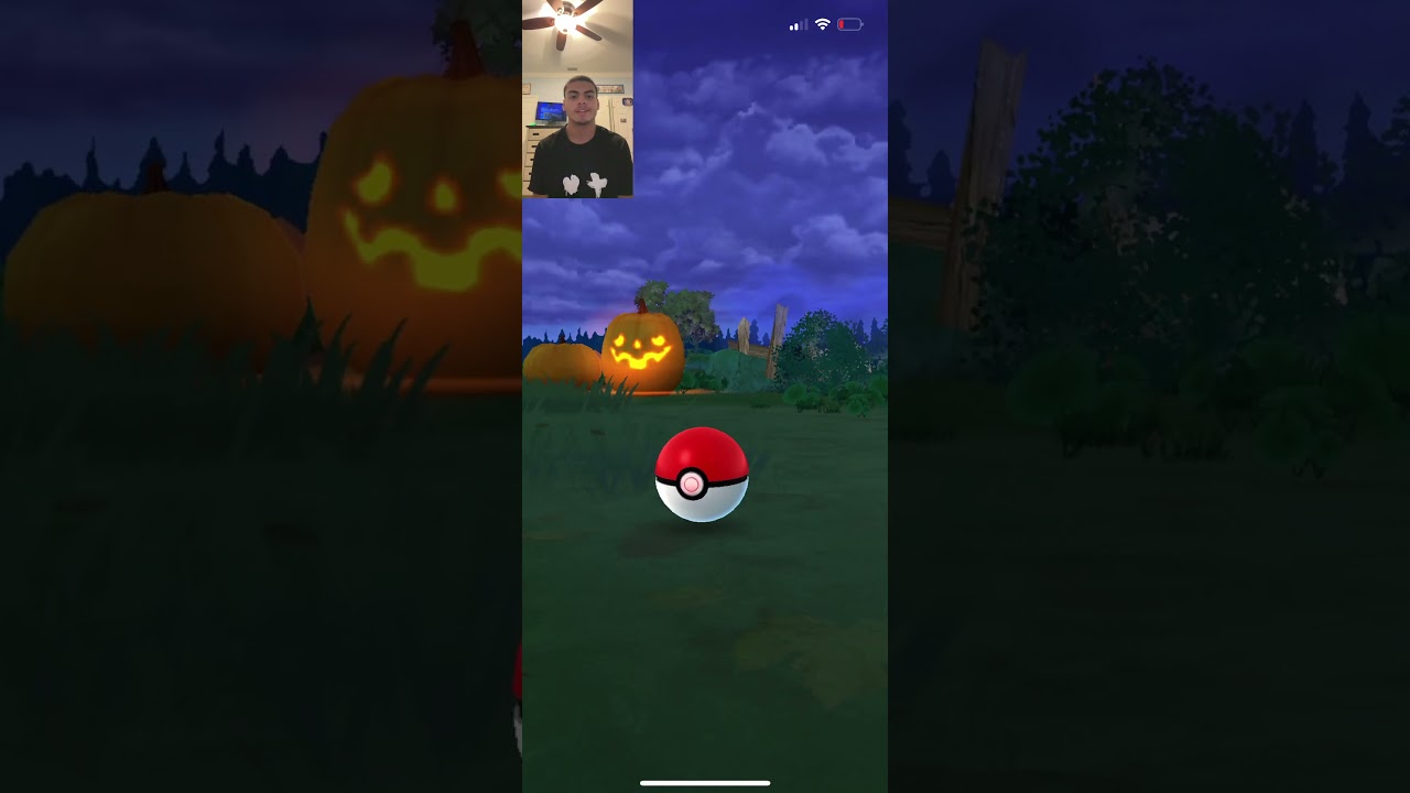 one captured of a Poochyena in Pokémon go