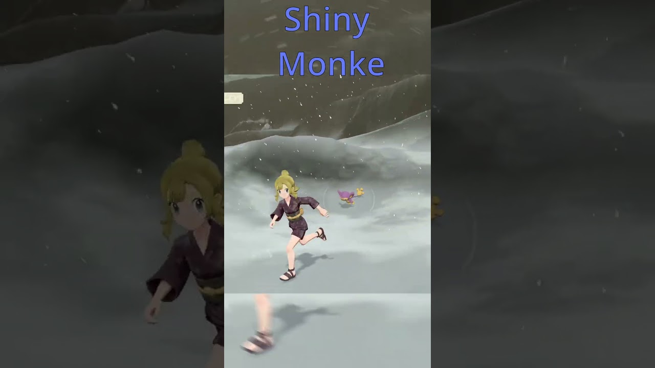 Shiny Aipom #pokemon #pokemonlegendsarceus  #gaming #shinypokemon