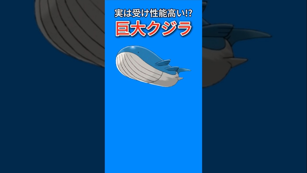 【ポケモン】実は受け性能高い巨大クジラ「ホエルオー」【ポケモン解説員】#ルビーサファイア#ポケモン解説員