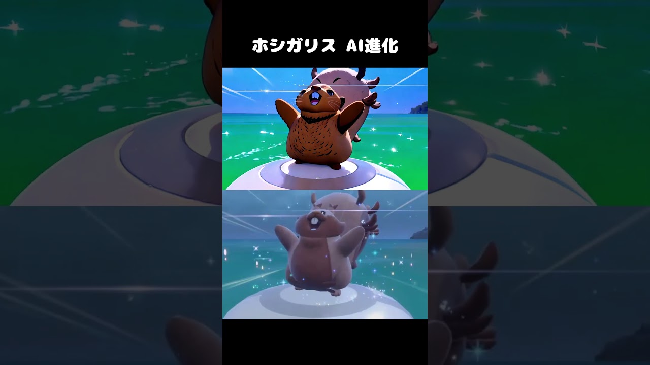 【アニメ】ポケモンSV　ホシガリスAI進化