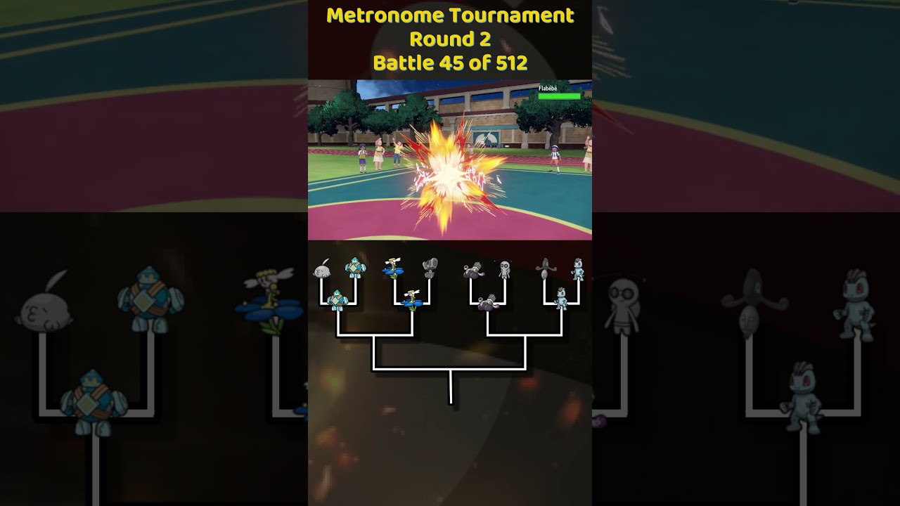 Golett Vs Flabebe #metronomebattle #pokemon #golett #flabebe