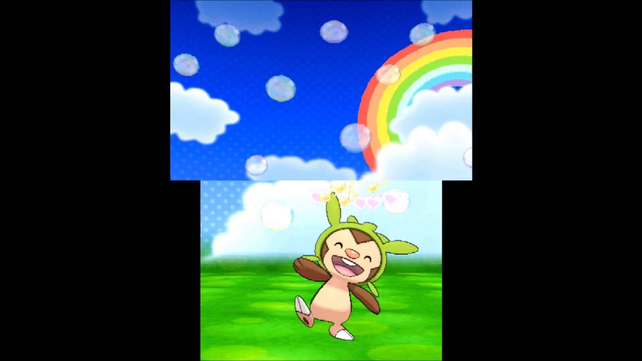 ポケパルレ　ハリマロン(Pokemon Amie Chespin)