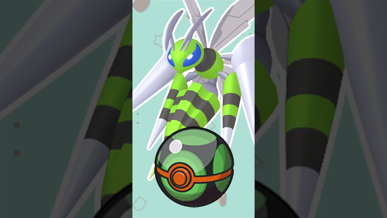 【オシャボ】色違いメガスピアーみんなは何ボールに入れる？#shorts #ポケモンsv #ポケモンsv色違い   #pokémon