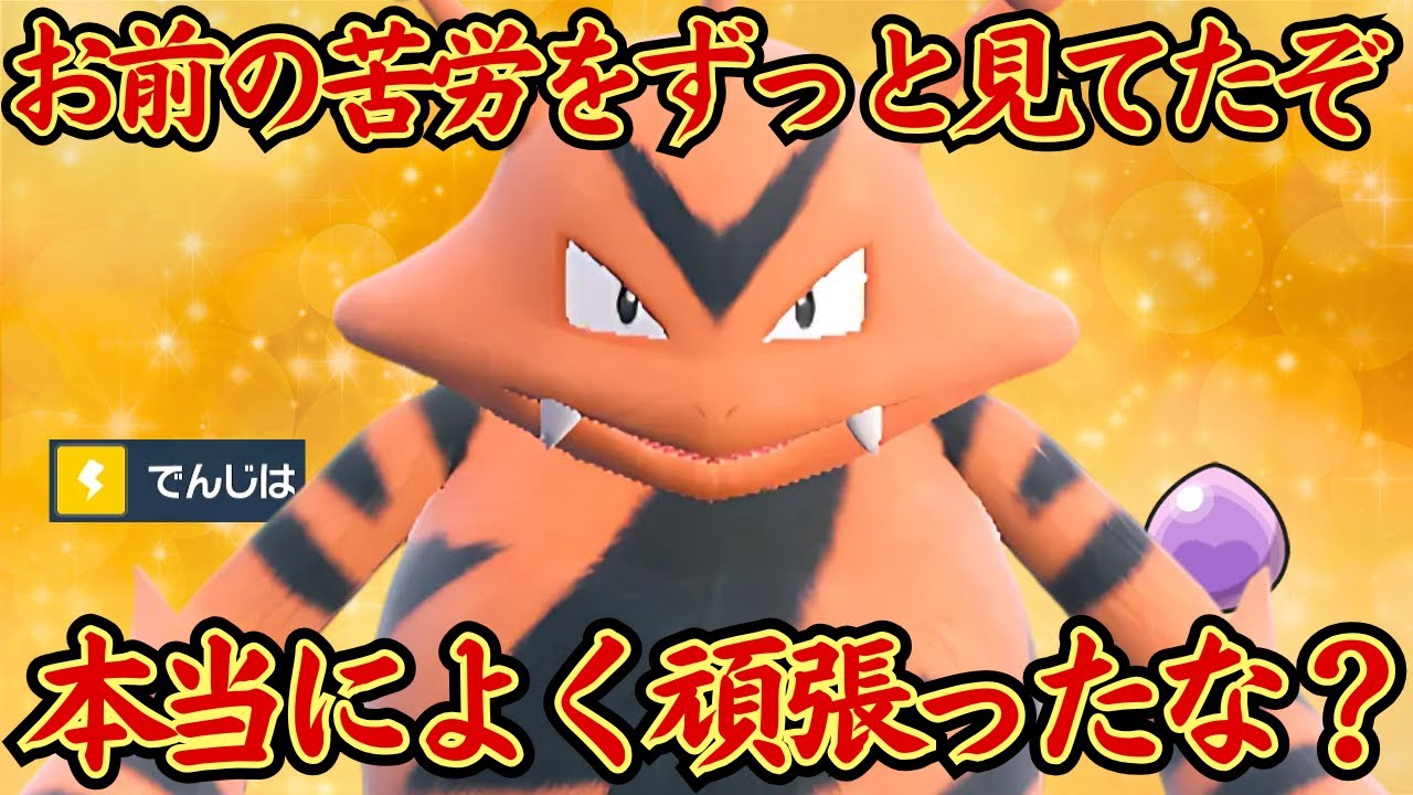輝石ゴールドエレブー、絶対仕事をこなす優良クッションと成る。【ポケモンSV】