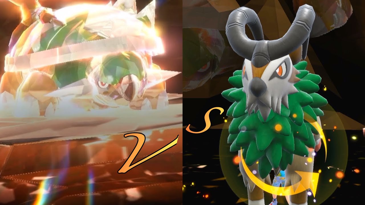 [ ソロ ]  ゴーゴート VS 最強ドダイトス テラレイドバトル 英語版ポケモンSV