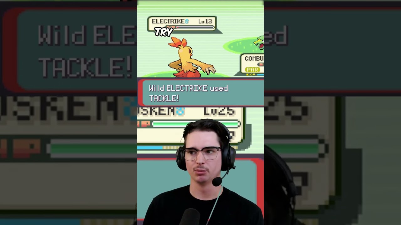 Catching an Electrike! ⚡ #PokemonEmerald #Gaming #Catch