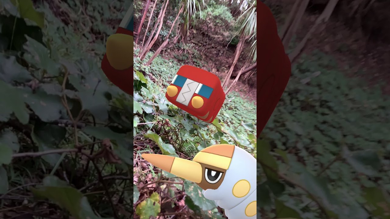 アゴジムシ｜Grubbin｜デンヂムシ｜Charjabug｜クワガノン｜Vikavolt｜ShinyPokémon【ポケモンGO】PoKeMoN GO AR｜AR動画｜NianticAR｜淡路島