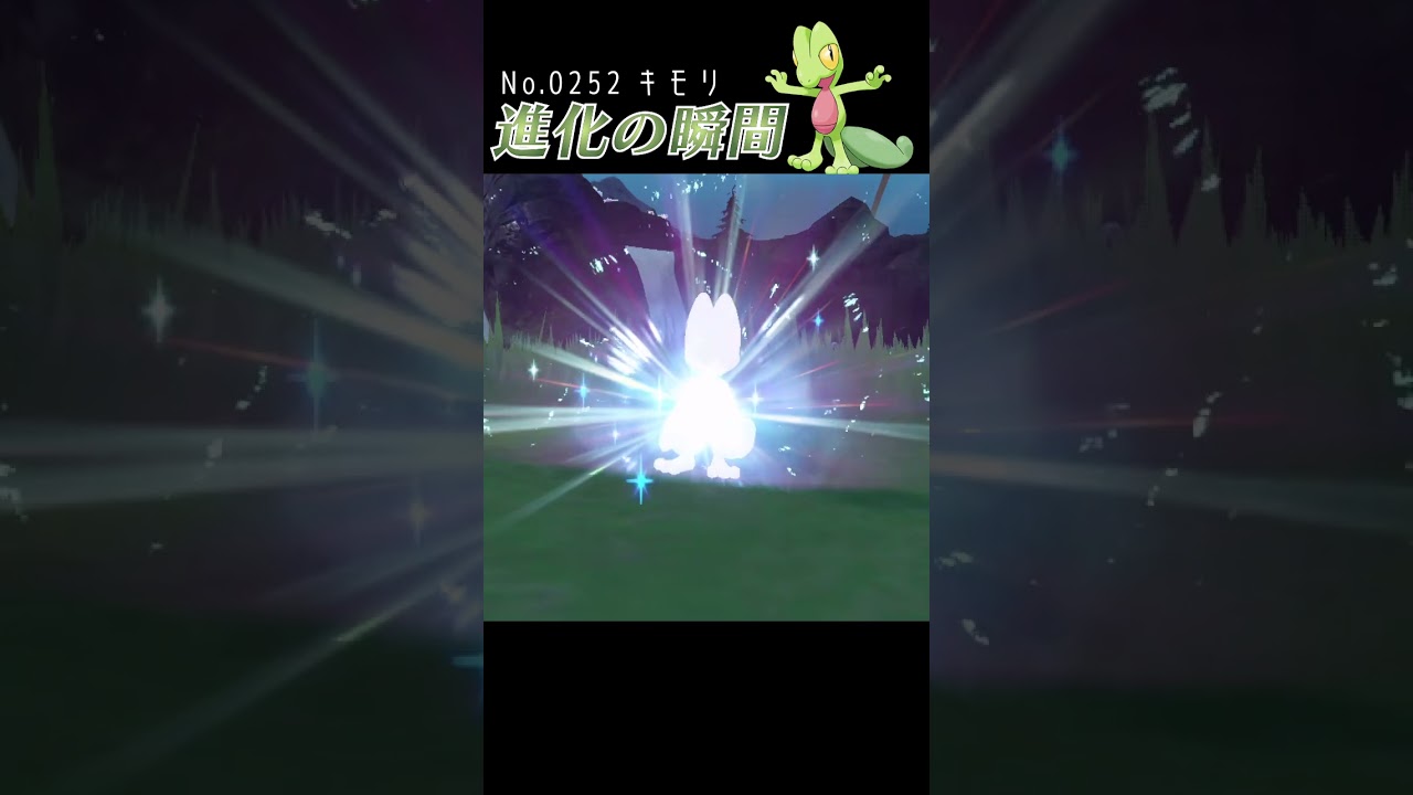 【藍の円盤】キモリ 進化の瞬間 #shorts