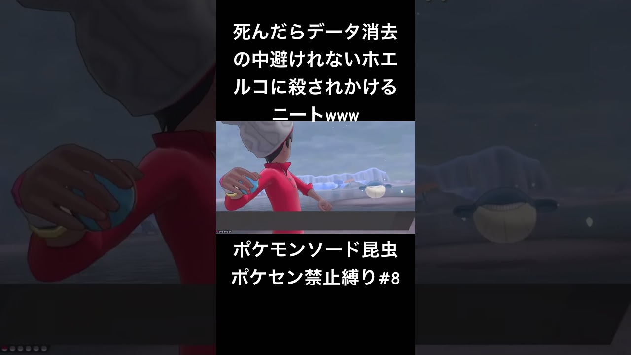 ホエルコ#ポケモン #ポケモンsv #shortvideo #shorts #short #切り抜き #ゲーム実況 #ゲーム配信 #ゲーム #ポケモンdlc #ポケモン剣盾#昆虫ポケセン禁止縛り