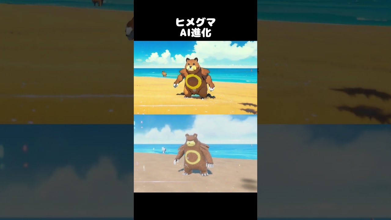 【アニメ】ポケモンSV　ヒメグマAI進化