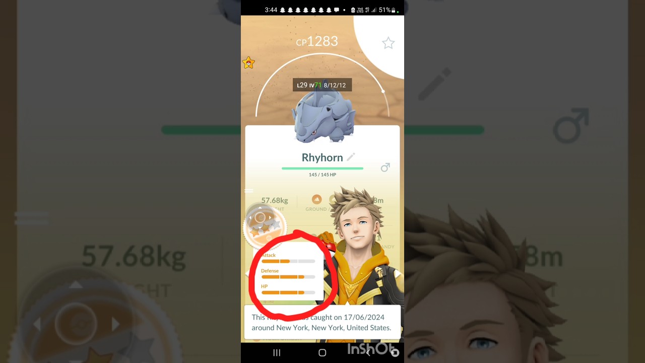 I Envolve Rhyhorn 2500+CP #shorts