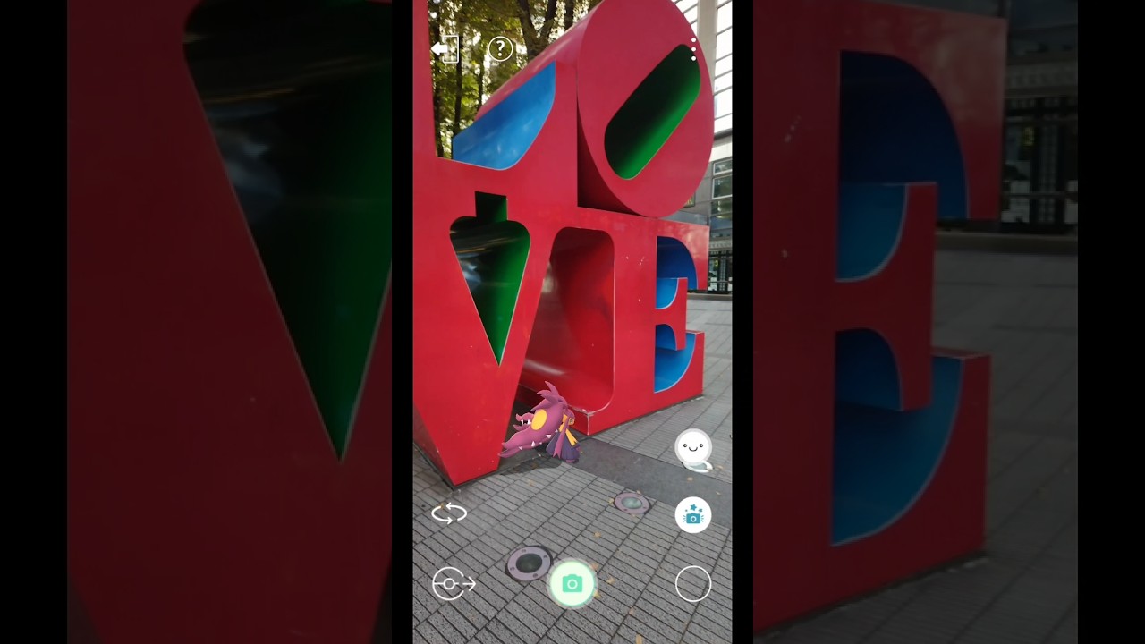 メカクチート︎‪💕︎Loveの前で︎‪AR📸💕︎ ❀(*´▽`*)❀ #pokemongo