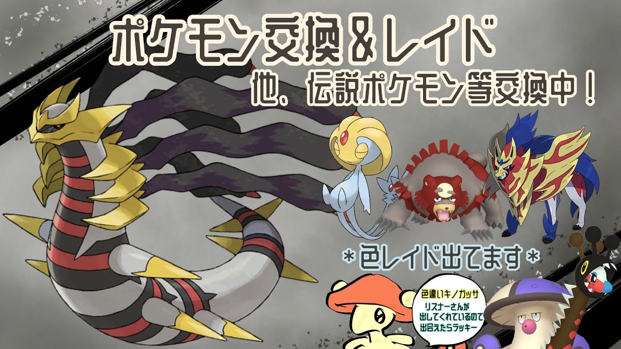 「2周年」🔴GOマゼンタ(朽ちた盾付)・色ガチグマ・ギラティナ・海外産メタモン #Pokémon #ポケモンSV #参加型 #配布 11月18日　〖参加レイド〗