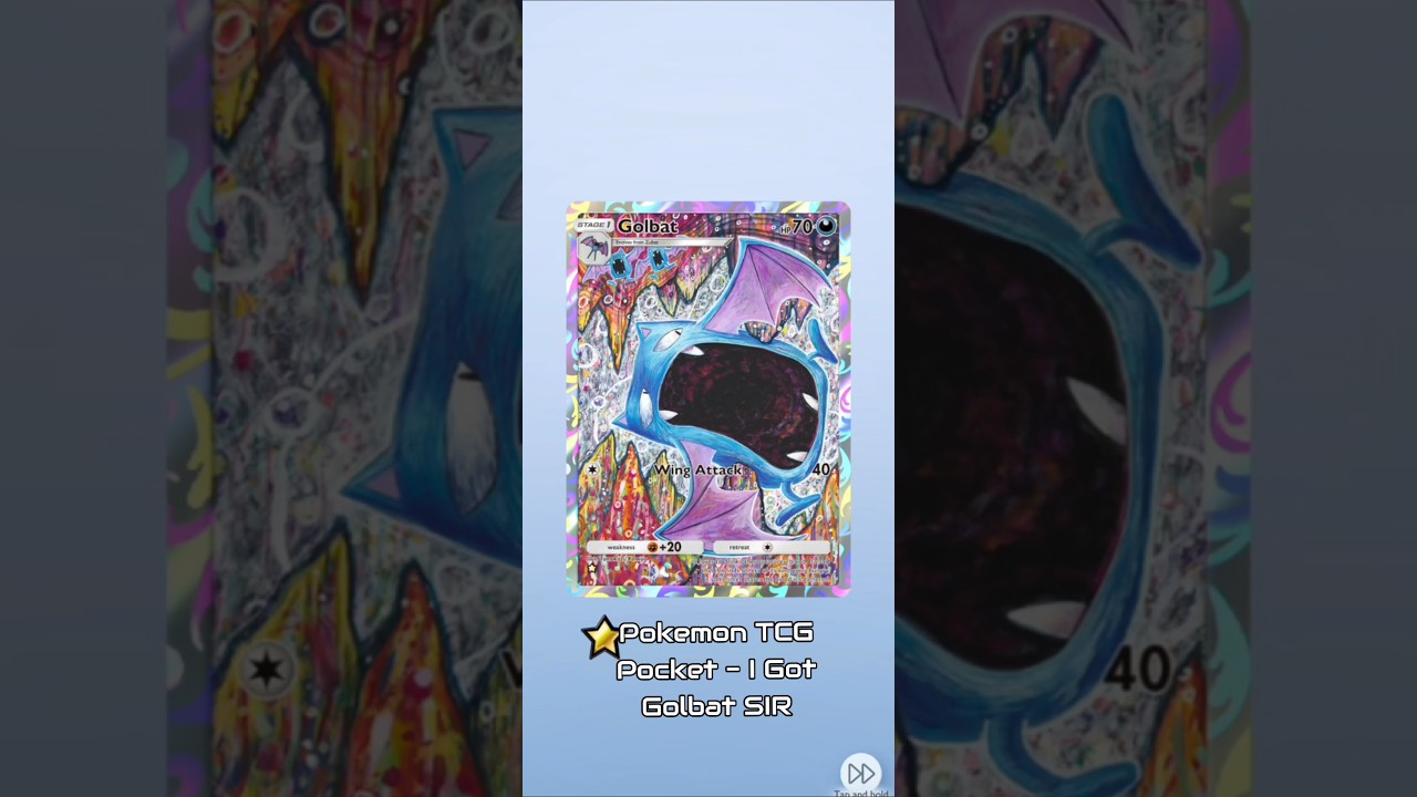 Pokemon TCG Pocket - I Got Golbat SIR! #pokemontcg #pokemontcgpocket #pikachu