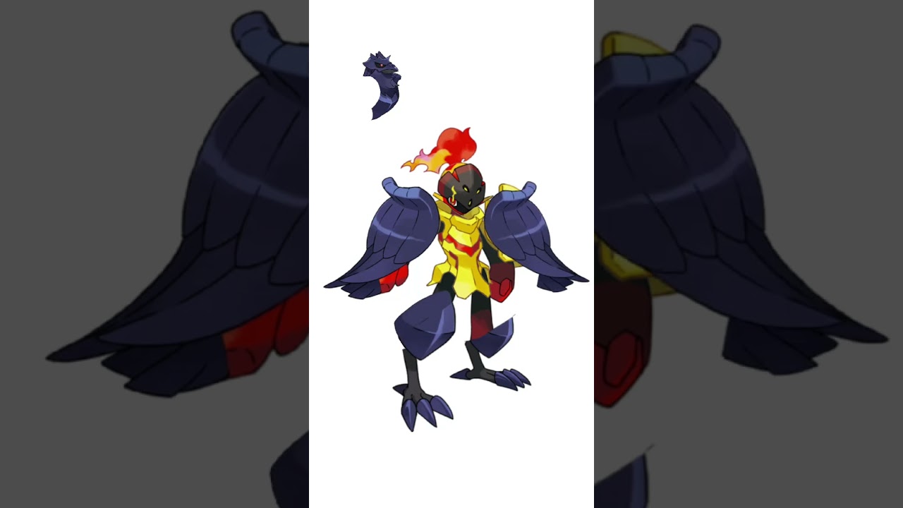 グレンアルマ＋アーマーガア。アーマーポケモン　#ポケモンフュージョン #pokemon #改造ポケモン  #伝説のポケモン #新ポケモン