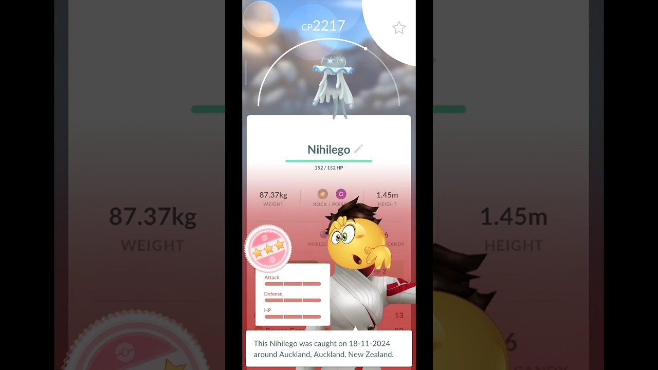 new raid Nihilego🔥(Pokemon go) #pokemongo #jinfreecspok @JINFREECSPOK