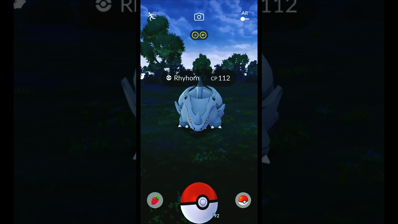 I Caught Rhyhorn in Pokemon GO Indonesia #Shorts #Rhyhorn #PokemonGOGameplay