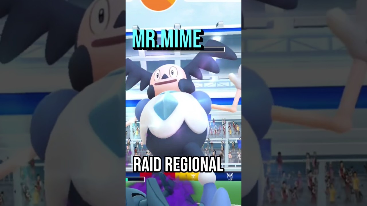 Mr.MIME DE GALAR RAID SOLO NO POKÉMON GO?#pokémongo #pokemongoshorts #pokemongo #pokemongoraid