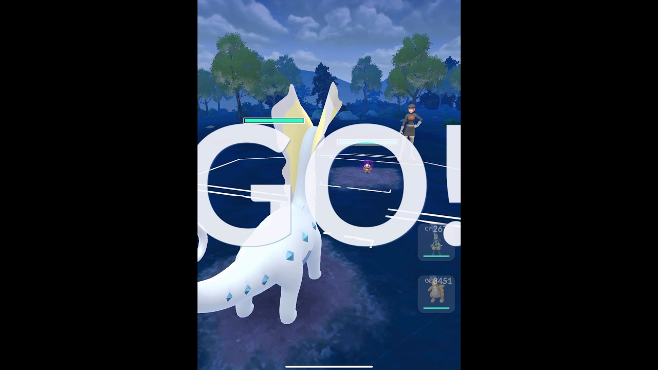 이로치 아마루르가 Vs 내 포켓몬이 화려하게 날아오른다! #pokemongo #포켓몬고 #go로켓단 #아마루르가