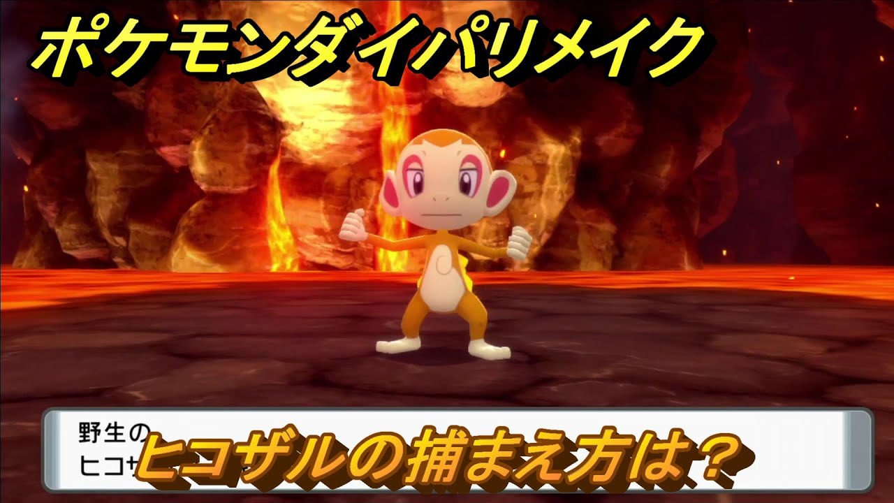 ポケモンダイパリメイク　ヒコザルの捕まえ方は？出現場所は？　最新版【ブリリアントダイヤモンド・シャイニングパール】