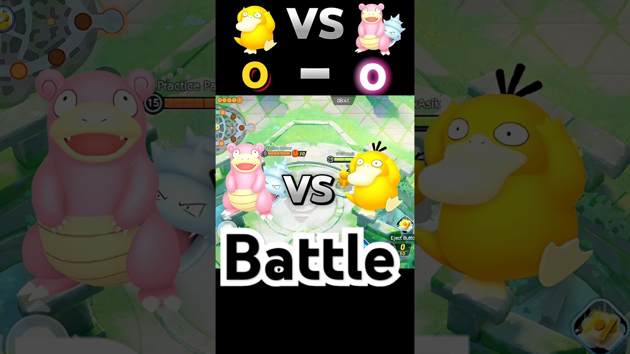 Psyduck VS Slowbro epic showdown ⚔️🔥 | #shorts #pokemon