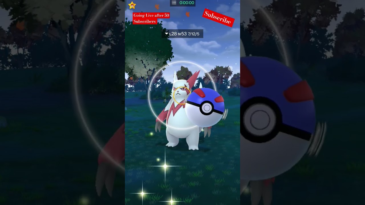 Pokemon Go Catching Zangoose #shorts #short #shortvideo #youtubeshorts #trending #trendingshorts