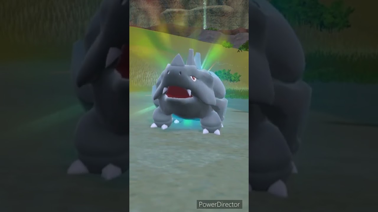 【ポケモンバイオレット】進化　サイホーン→サイドン　#ポケモンバイオレット #ゲームリハビリ #shorts