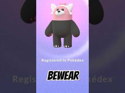 "Stufful Evolves into Bewear in Pokemon Go!" | #pokemon #pokemongo #pokemongoshorts #gamingshorts