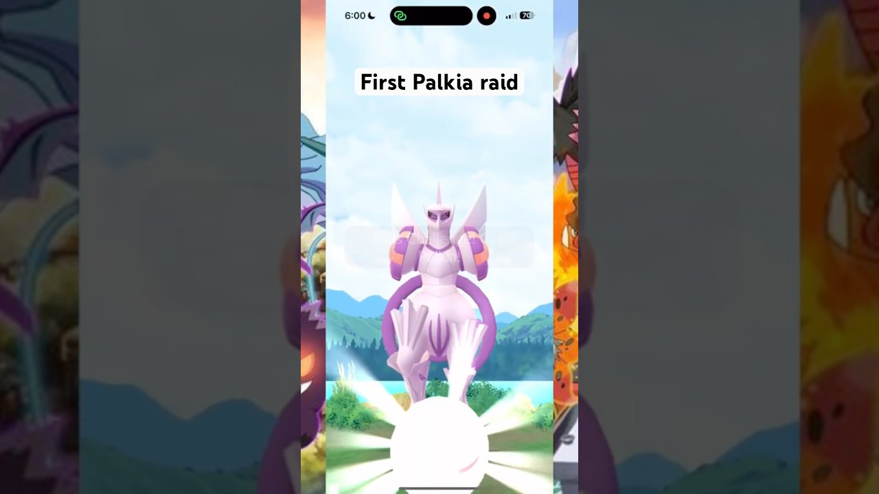 I Got My First Palkia In Pokémon Go!