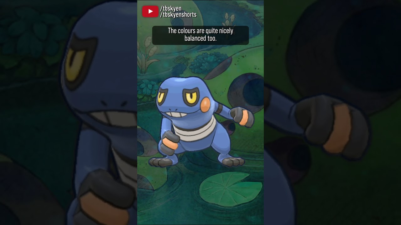 Croagunk is an adorable little brat, with solid color scheming | #pokemon